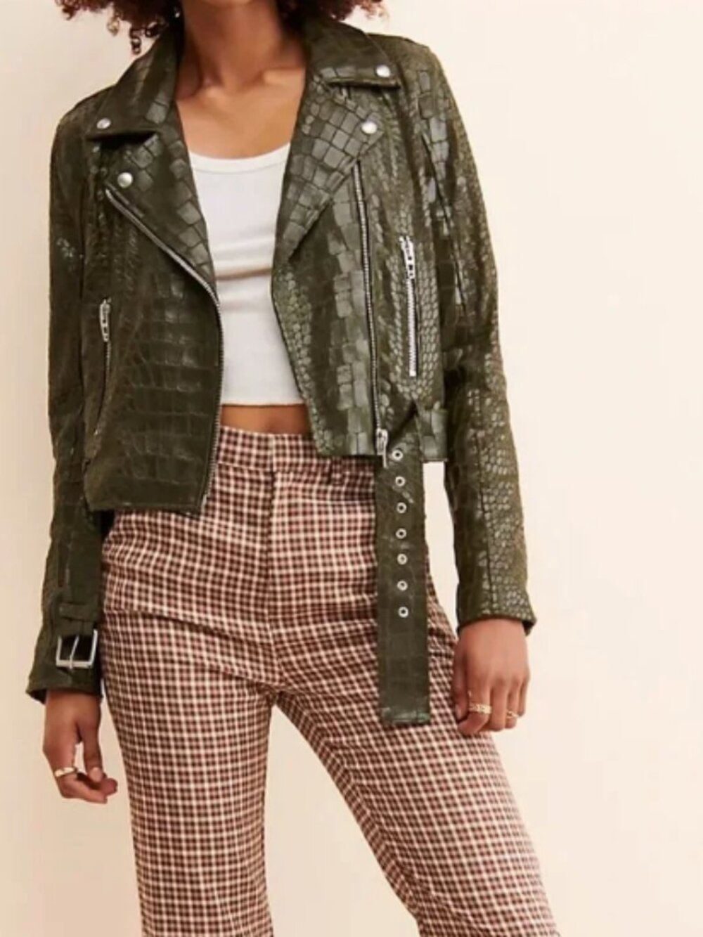 Anthropologie | Blanknyc Vegan Leather Moto Jacket
